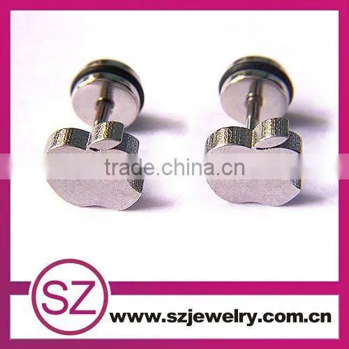 D95 stainless steel stud magnetic earrings