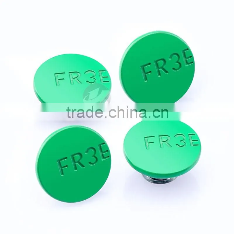 Colorful Painted Remove Metal Buttons For Jeans