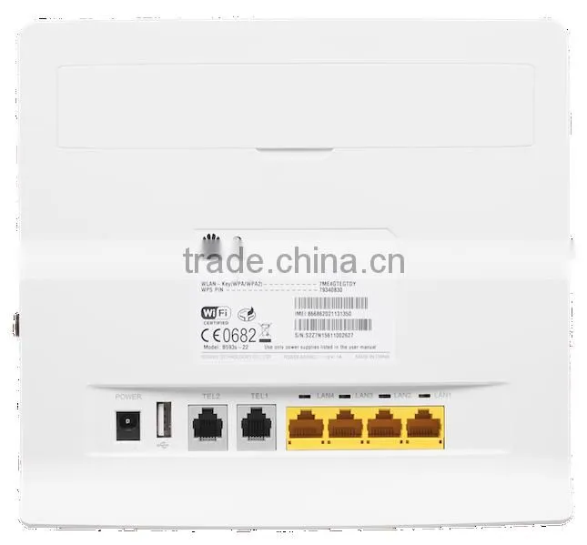 Huawei Unlocked B593s-22 Wi-Fi Wireless Router LTE 150 mbps Black + White