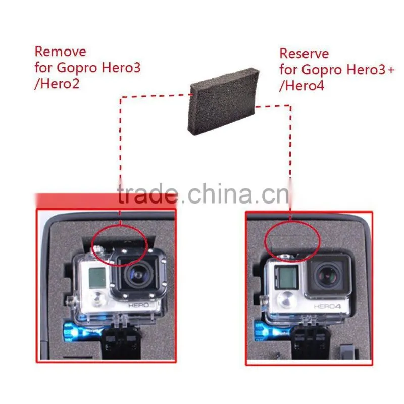 Smatree GA500 gopros case waterproof gopros cacse for gopros camera