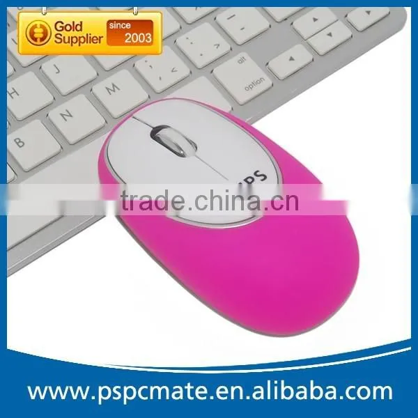Computer Soft Silicon Anti Stress Wireless Mouse with usb mini receiver