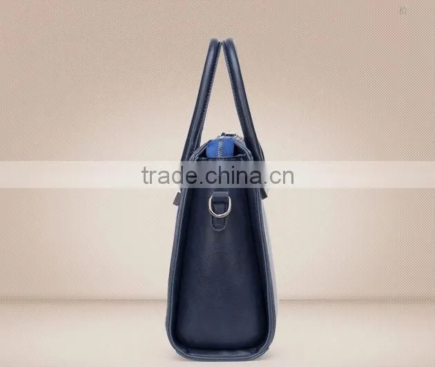 Cheap dual-use ladies leather messenger guangzhou handbag