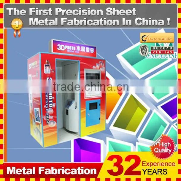 customized made cheap photo booth enclosure for sale