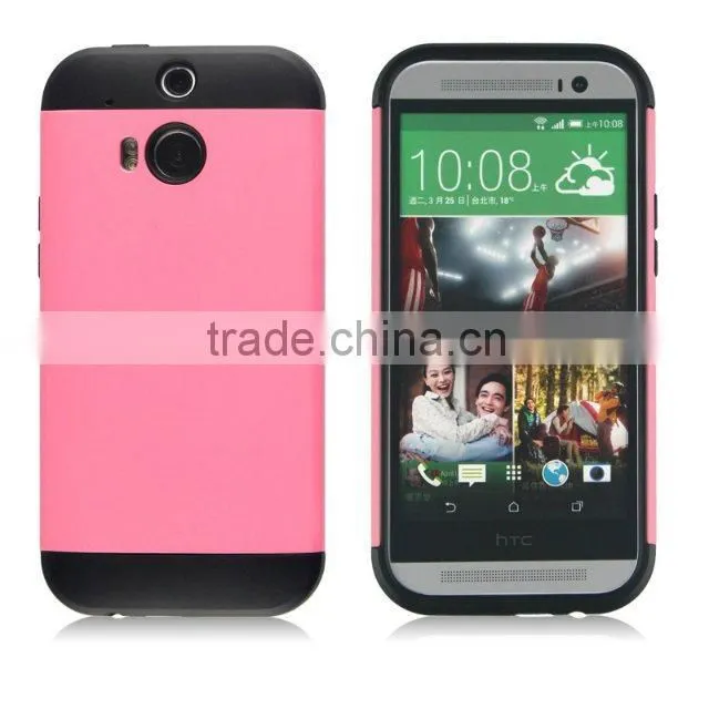 HYBRID SHOCKPROOF TPU MOBILE PHONE CASE COVER FOR HTC ONE M8