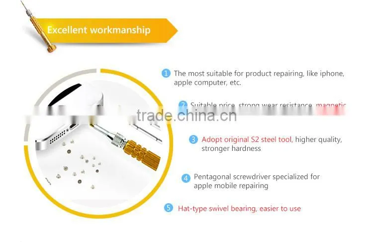 BK-360 baku cell phone repair tools phillips torx slotted pentalobe screwdriver