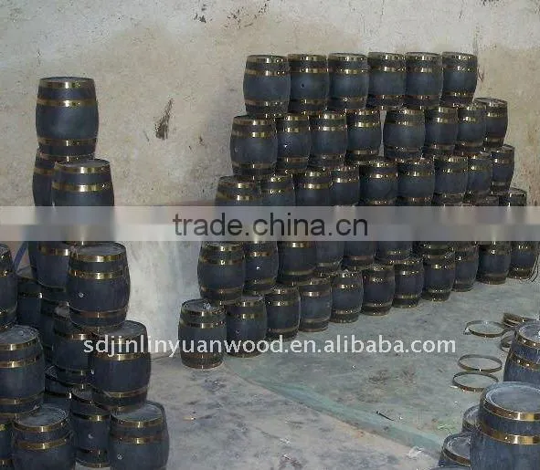 factory direct sale printing logo wooden wine barrel,welcome to order