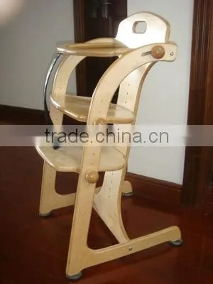 Wooden baby dining chair