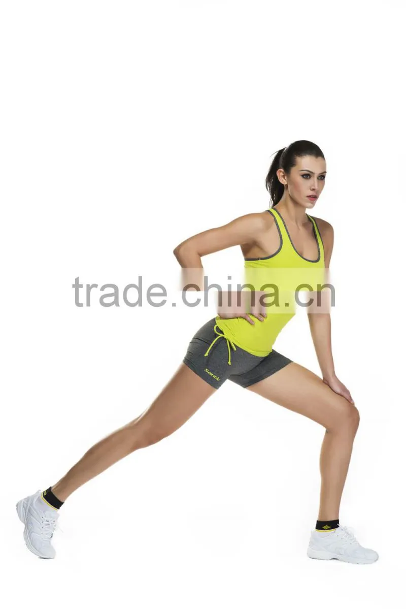Wholesale fashion stretch melange fitness wear