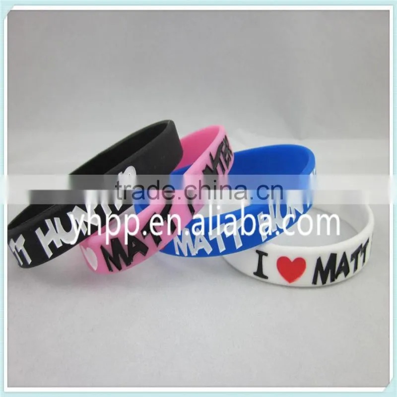 Custom I Love Matt Hunter Silicone Wristband Bracelet E8(2)