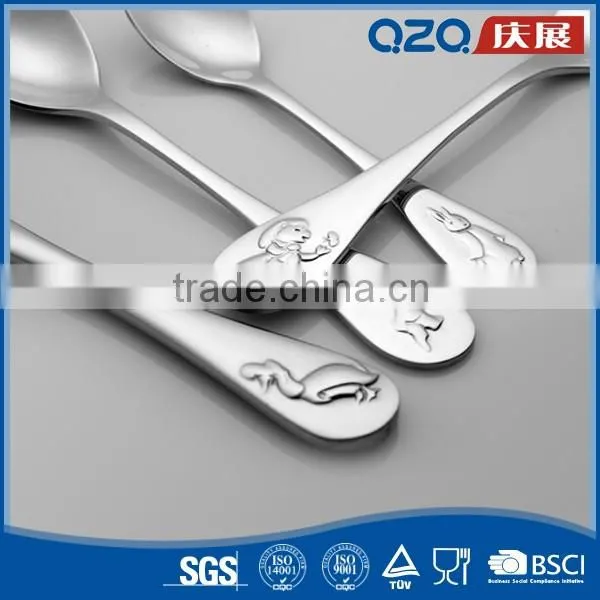 Customized stylish adorable stainless steel high quality spoon dinner