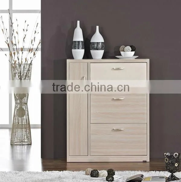 Wooden mordern white high glossy shining shoe cabinet/shoe rack