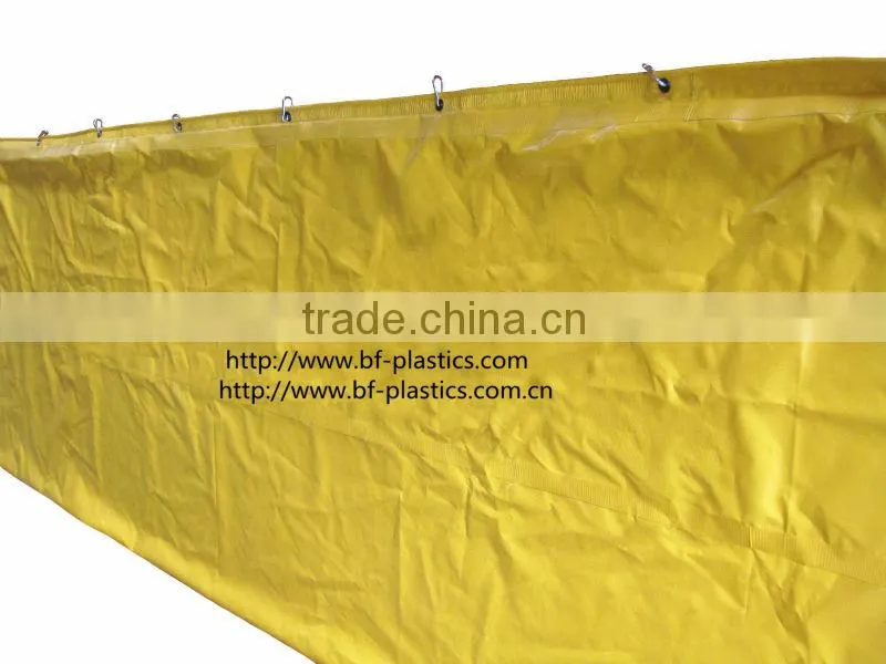 Zipper ends lay flat air supply duct hose for tunnel and coal mine ventilation