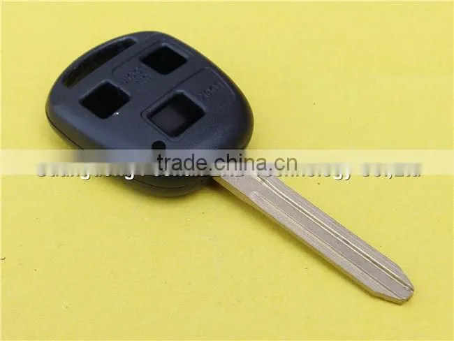 20% OFF, 3 button fake car key shell cover for Toyota remote key blanks TOY43 blade