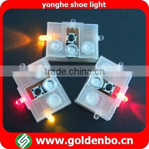 14 years LED flashing light kids shoe decoration
