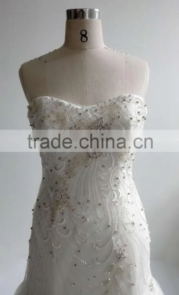 2016 New Fashion Real Photo beach wedding dress