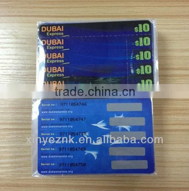 scratch card printing