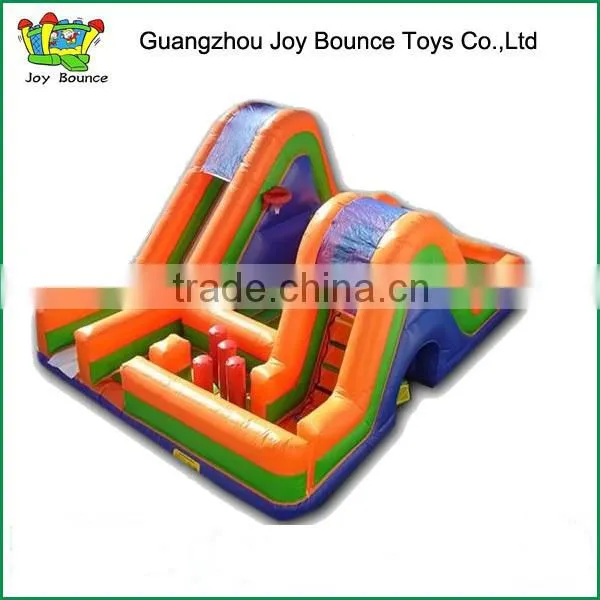 outdoor obstacle playground most popular inflatable obstacle with giant slide