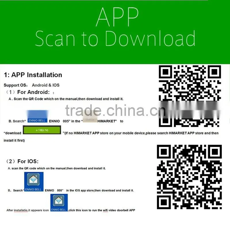 HD 720P Wifi Wireless Video Door Phone Doorbell Intercom With GSM function waterproof IP55 Remote Network Home Building