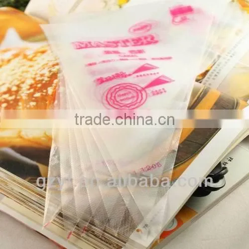 Disposable pastry piping bag icing bag