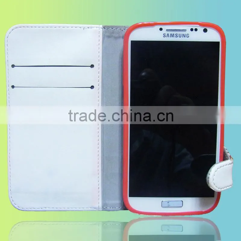 fashionable For samsung galaxy s4 case,High quality Pu leather case for galaxy S4 made in china