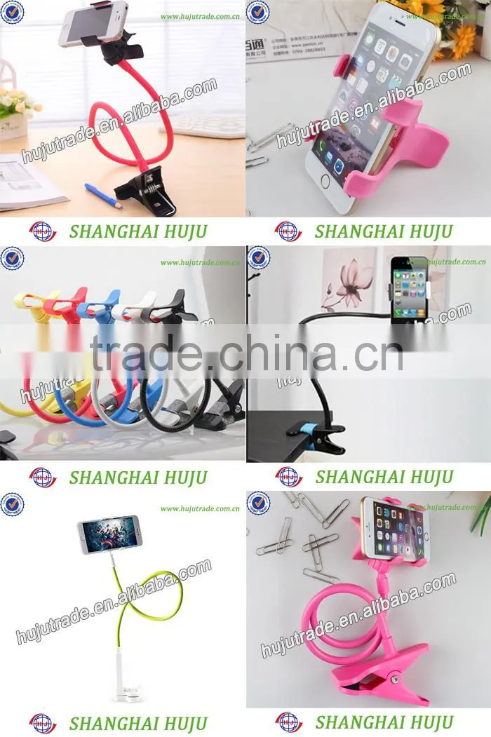 Desktop flexible cell phone holder