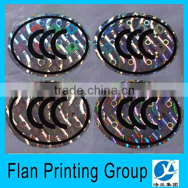 Custom anti-counterfeiting hologram sticker