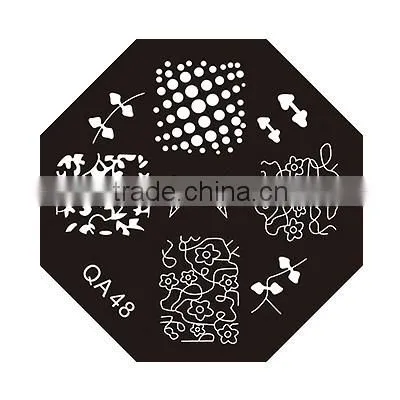DIY nail art nail tools QA series stainless nail art stamping plates