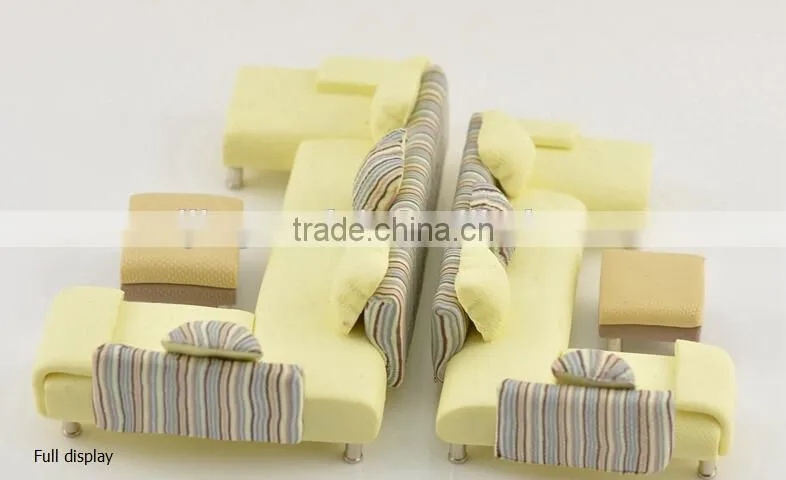 model sofa in plastic, architecture model scale sofa, sofa for scenery display