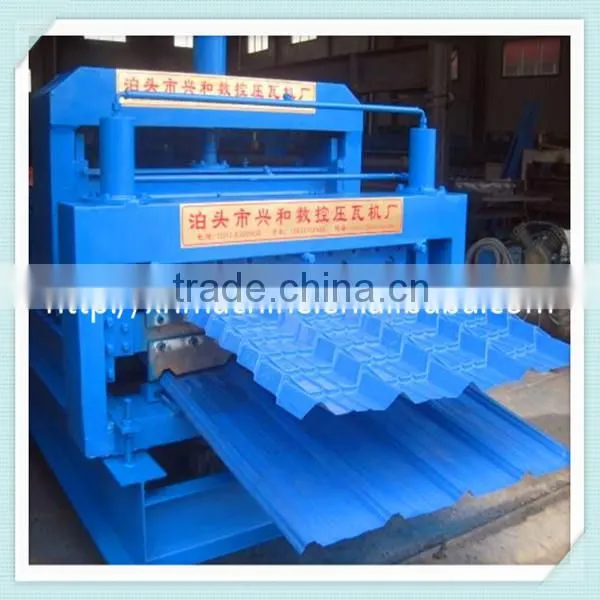 Trade Assurance Automatic Color Coated Metal Glazed Tile and Steel Corrugated Sheet Double Layer Roll Forming Machine