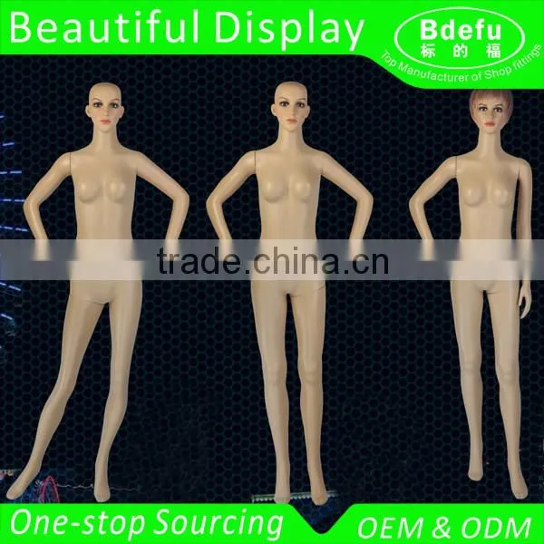 Plastic Female Mannequin Women Dress Model