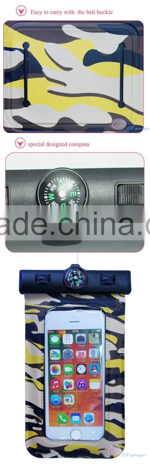 New Product Cheap OEM Waterproof Bag for Smart Phone/ for Iphone 6 6s 6 plus