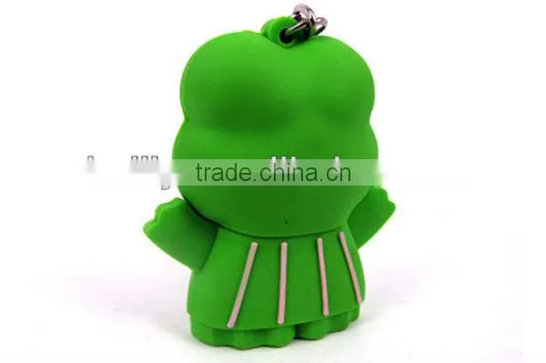 Silicone USB Flash Drive Protective Cover with Frog Shaped