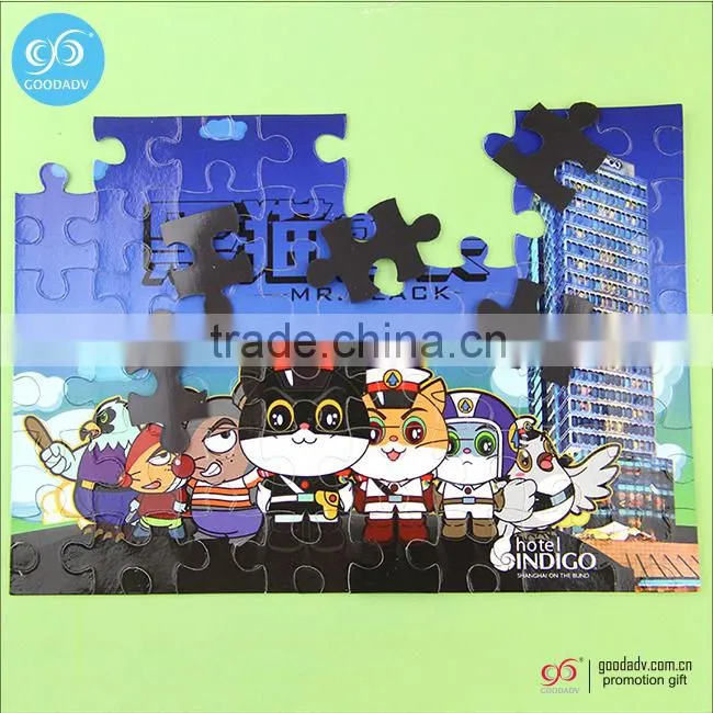 Factory direct selling printed 3d jigsaw puzzle paper puzzle for games
