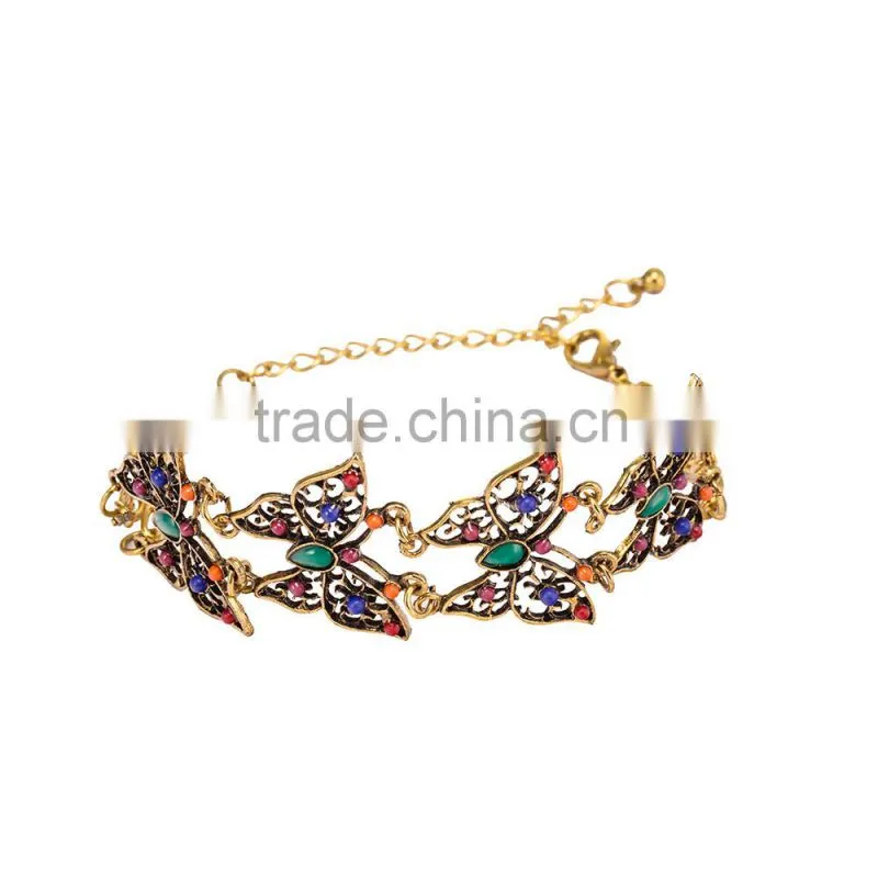 Beautiful butterfly charm bracelet wholesale from Yiwu Market