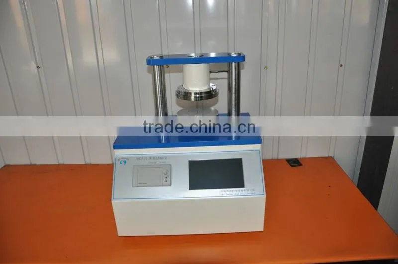 Paper board crush test machine