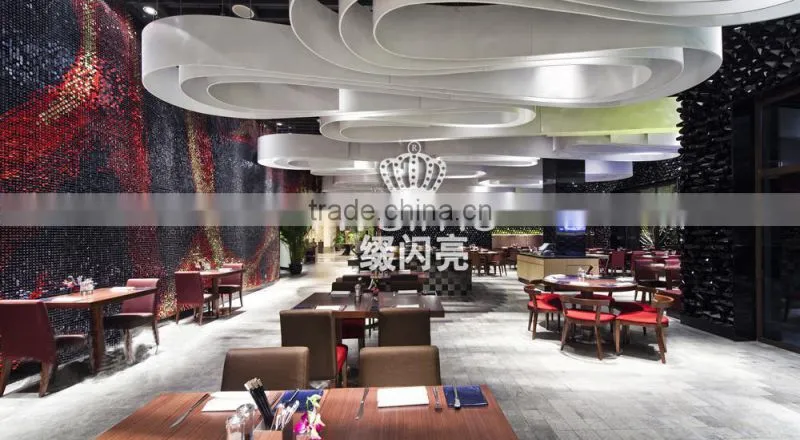 2016 Patent Bule Disc PVC Panels For Interior Decoration