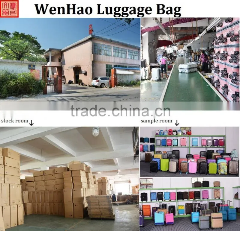 Nylon material and men women department name suitcase set