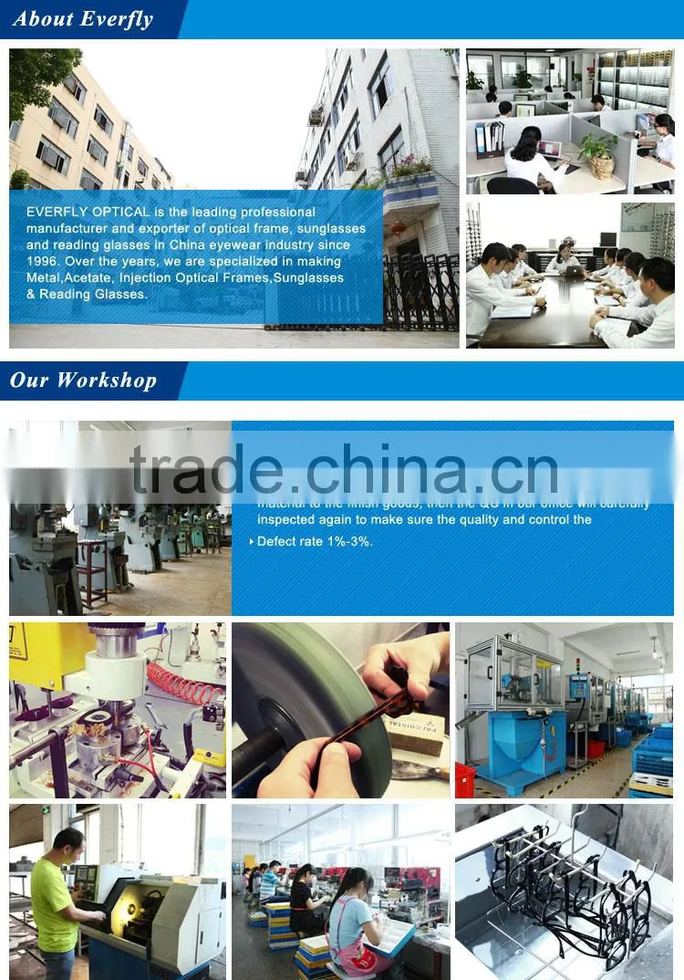 2015 Cheap flexible tr90 eyewear optical frame with different colors