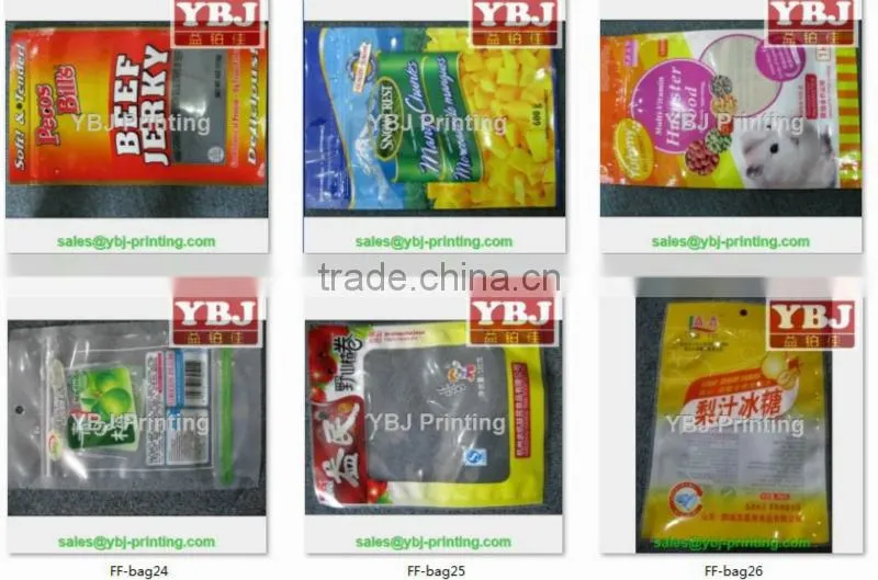 reusable 8/eight sides seal bag stand up foodpackaging bag