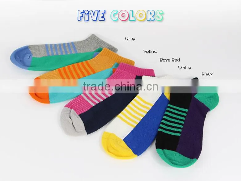 2014 Watermelon Red Men Cotton Colored Custom Design Socks Mens Socks Ankle Socks
