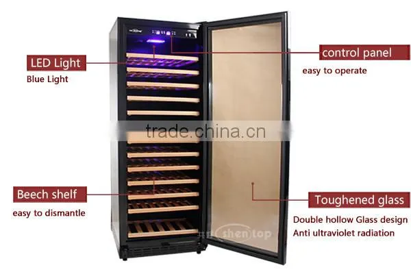 Compressor Wine Refrigerator Wine Cooler STH-H120A Wine compressor wine chiller cabinet 80 ~120 Bottles