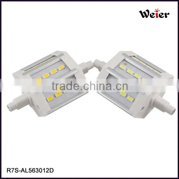 Zhejiang factory price and high quality CRI>80 85-265v ac 5-15W snd led r7s led lamp for court yard