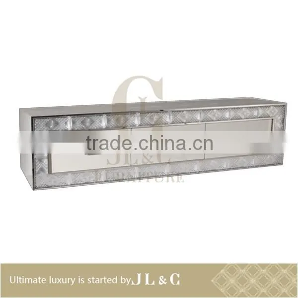 2014 best selling crystal dark wood wardrobe JH14-02 from china supplier-JL&C Furniture