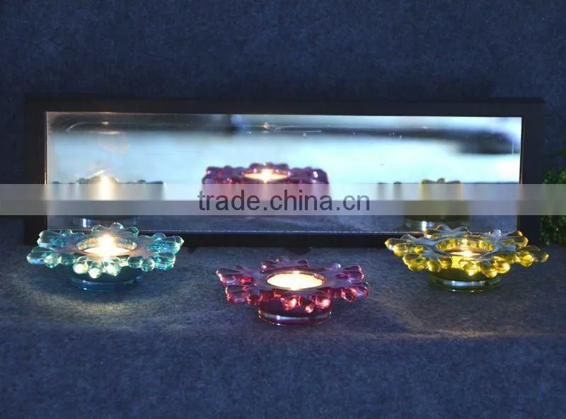 Valentine's Day glass candle holder