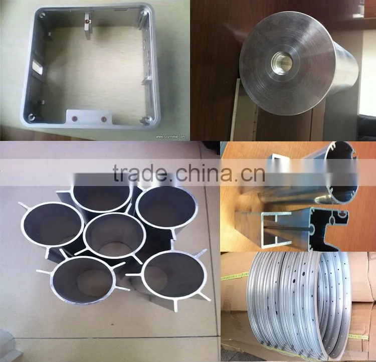 Imitating wooden aluminium profile