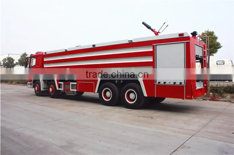 New arrival factory sale top level 25ton sinotruk howo 8x4 rescue fire engine
