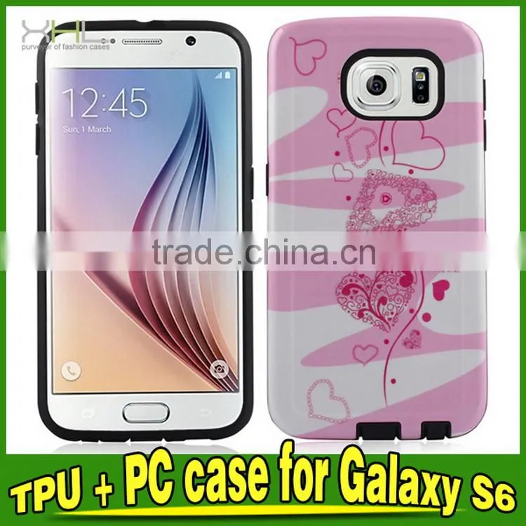 Excellent quality classical for samsung s6 tpu with pc phone case