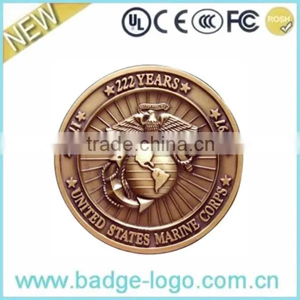 promotioanl high quality novelty decoration metal token coin for wholesale