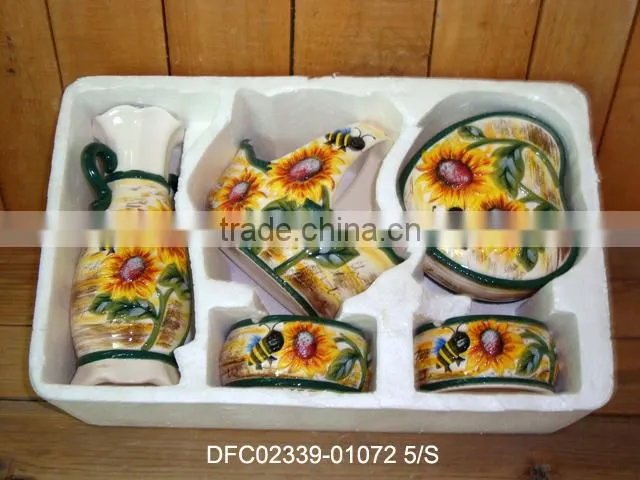 Hot selling Ceramic Arabic 5pcs gift set