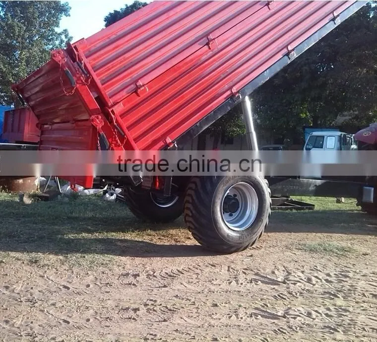 7CX-5T 5 ton Rear Tipping Farm Trailer Hot selling in Africa